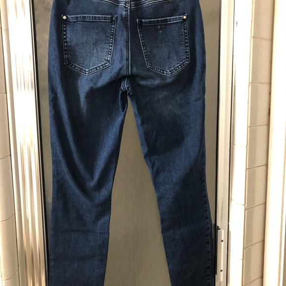 GUESS Los Angeles Blue Denim Jeans Size 27 Zipper Pockets - Picture 4 of 7